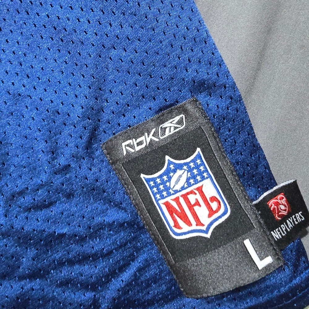 Flaws Reebok Indianapolis Colts Joseph Addai NFL Jersey Mens L Blue #29 Mesh - Picture 3 of 7